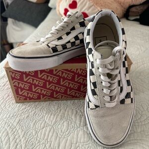 Checkered Vans